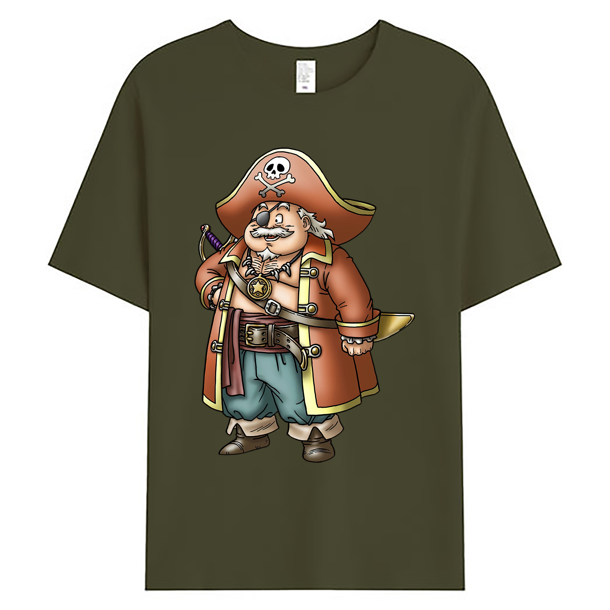 （画像用） ドラゴンクエスト Doragon Kuesuto Dragon Quest 綿100％ メンズ半袖Tシャツ｜肌触りやわらか＆通気性